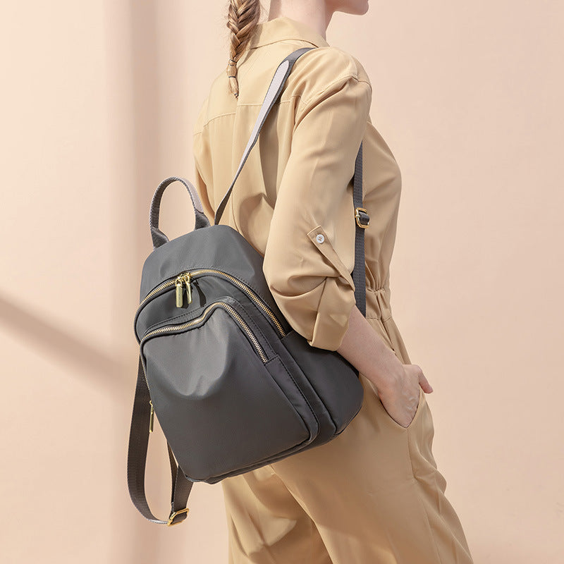 Women's Oxford Canvas Korean Fashion Trendy Large Backpacks