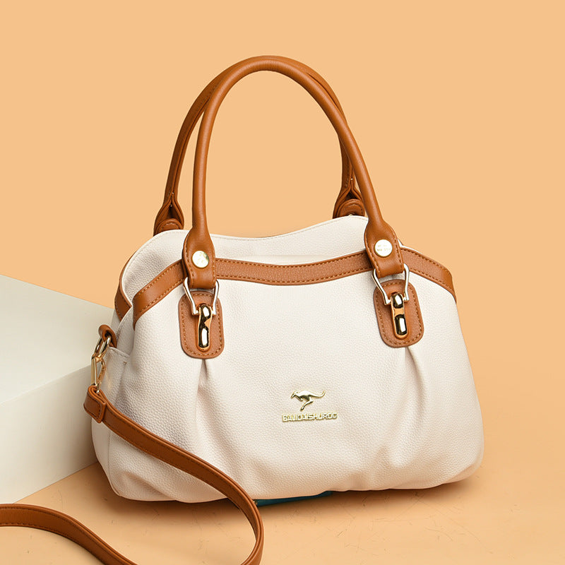 Glamorous Mom Fashion Classy Soft Leather Handbags