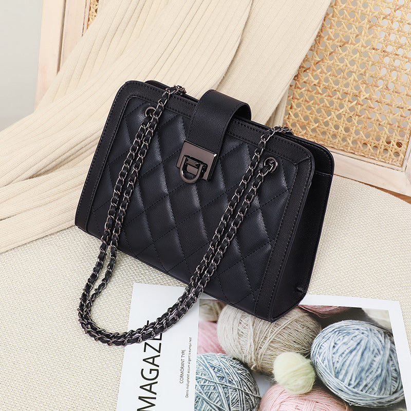 Women's Underarm Genuine Leather High-grade Summer Chain Shoulder Bags