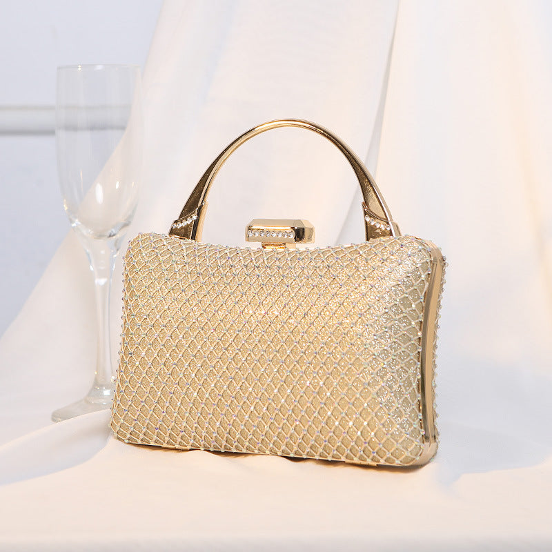 Women's Banquet Metal Rhinestone Diamond Party Dress Bags