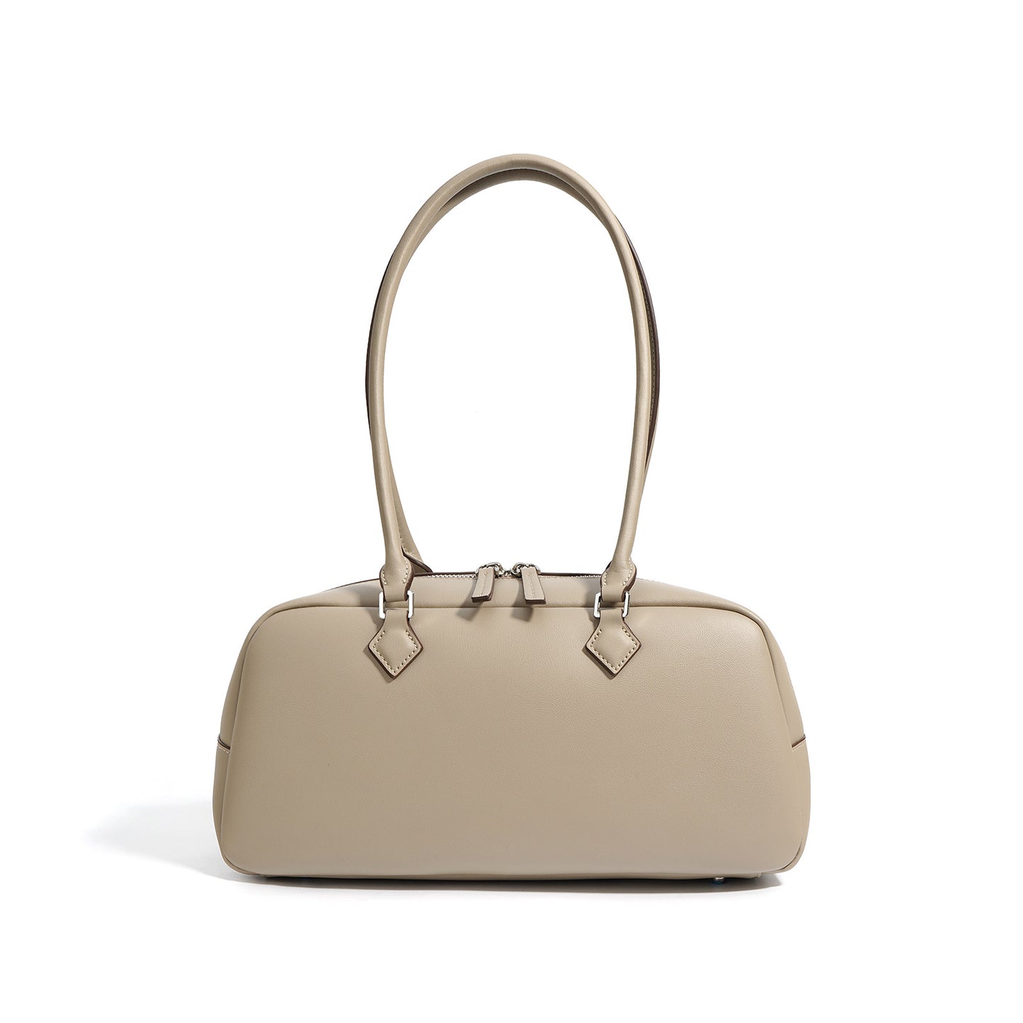Spring Cowhide Bowling Simple Commute Versatile Handbags