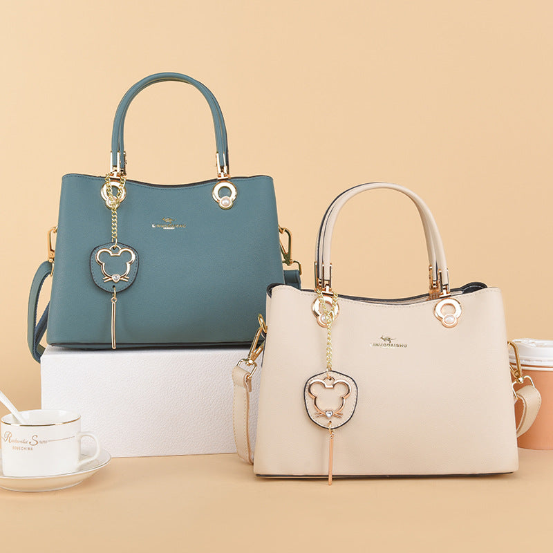 Women's Fashion Mom Soft Leather Elegant Bags