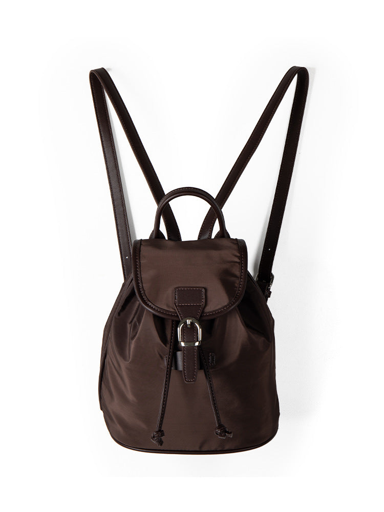 Women's Korean Style Simple Large Capacity Niche Retro Backpacks