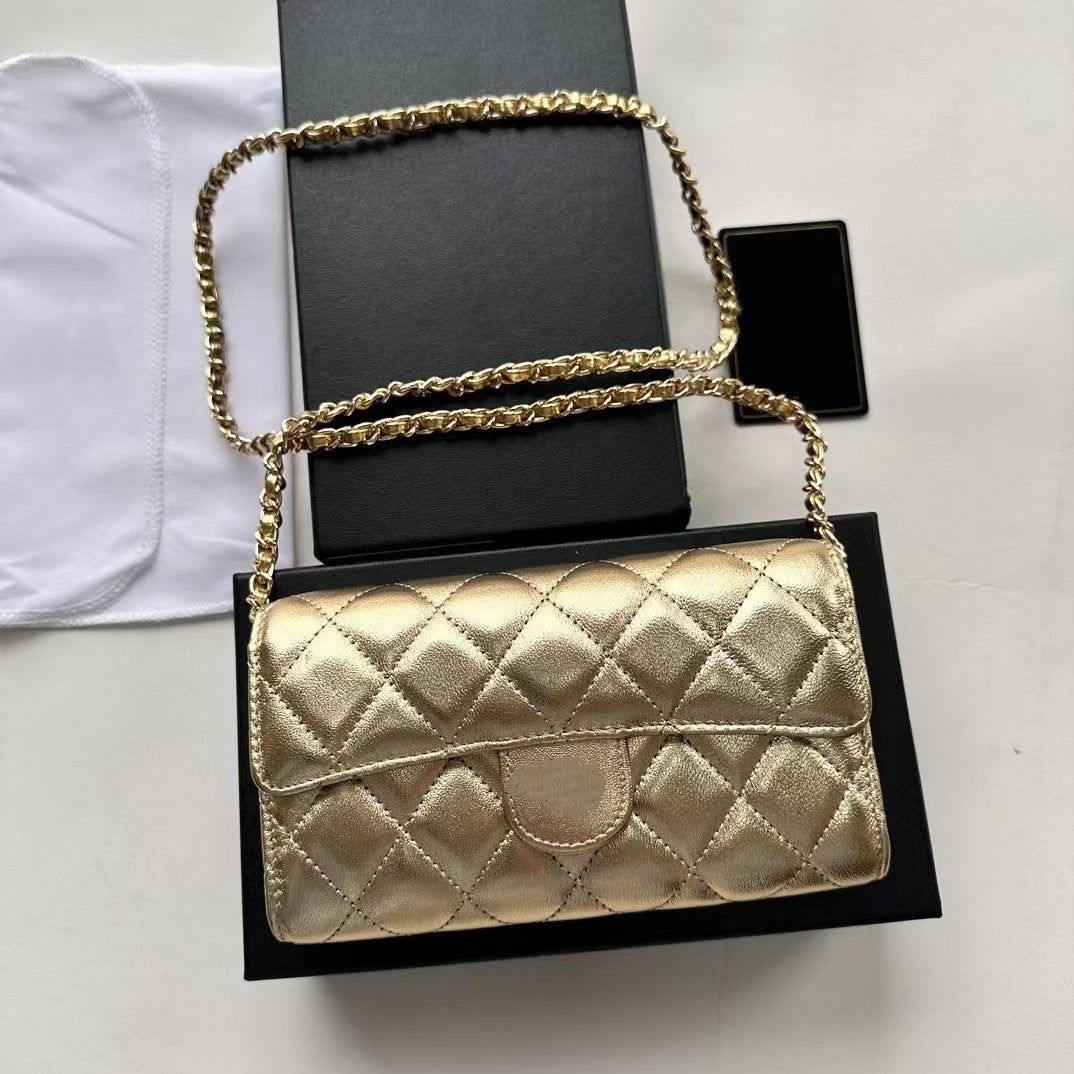 Women's Fortune Clutch Diamond Chain Mobile Shoulder Bags