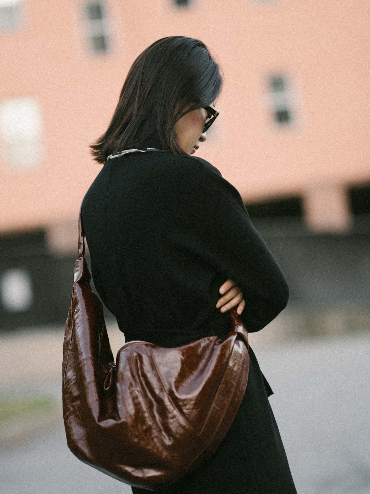Coated Croissant Tide Can Song Unisex Crossbody Bags