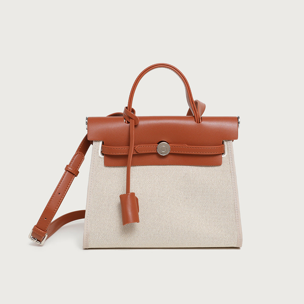 Women's Style Song Dynasty Brocade Canvas Entry Kelly Bags