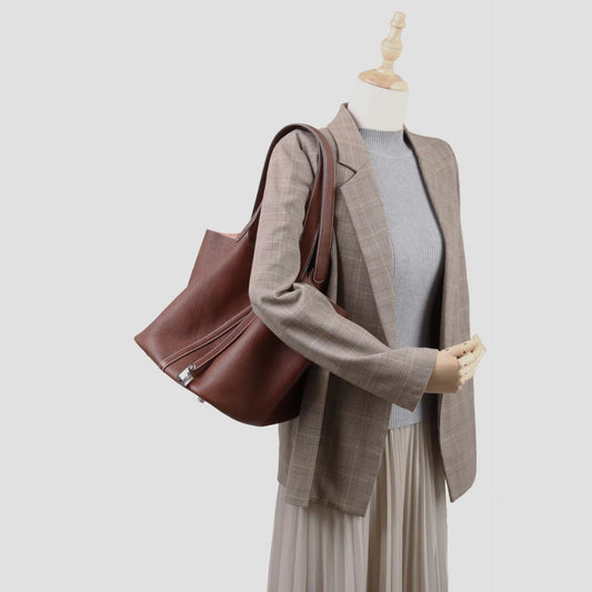 Women's Vegetable Basket Genuine Leather Large Capacity Crossbody Bags