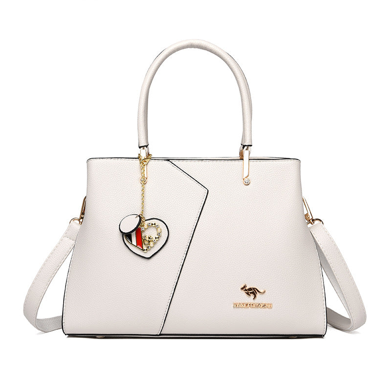 Women's Fashion Patchwork Large Capacity Mom Big Handbags