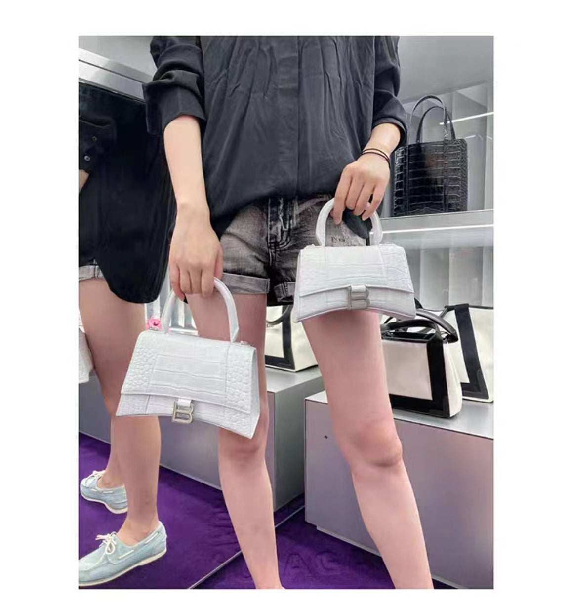 Genuine Leather Crocodile Pattern Fashion High-grade Handbags