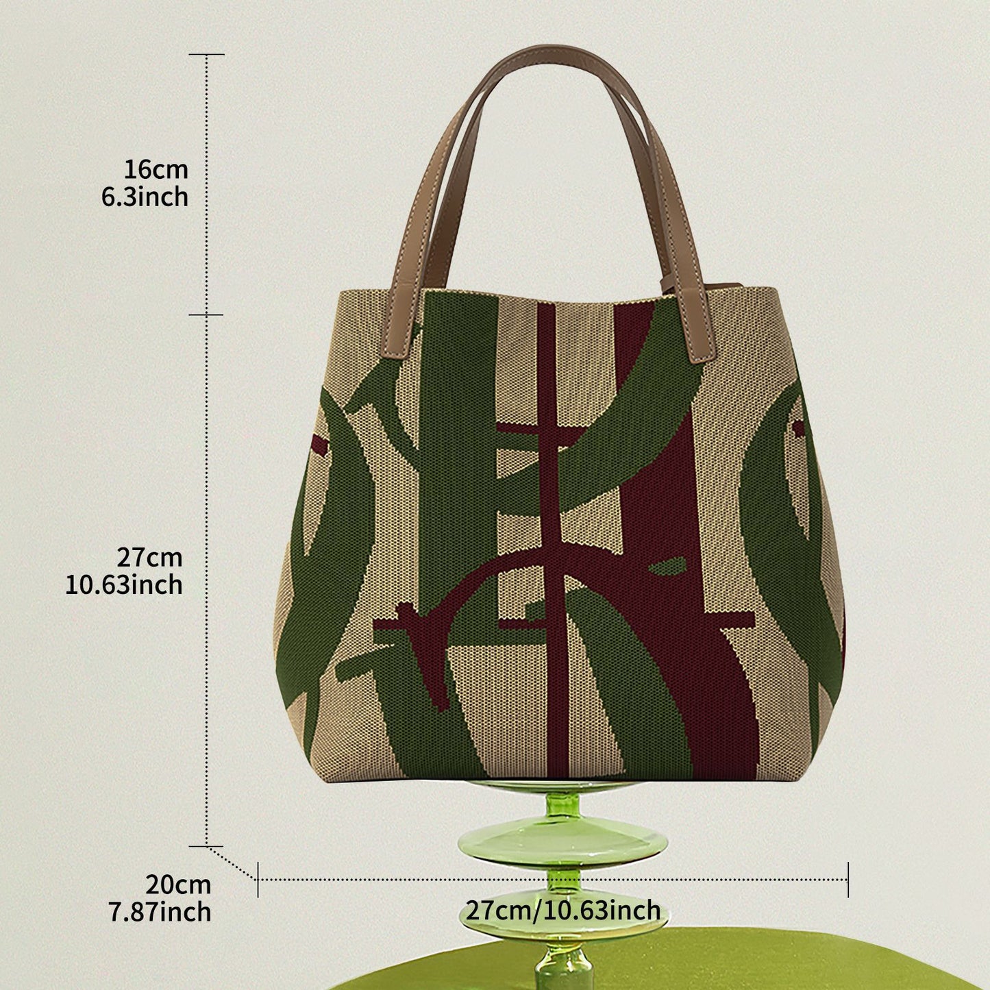 Women's Spring Fashion Letter Design Large Capacity Shoulder Bags