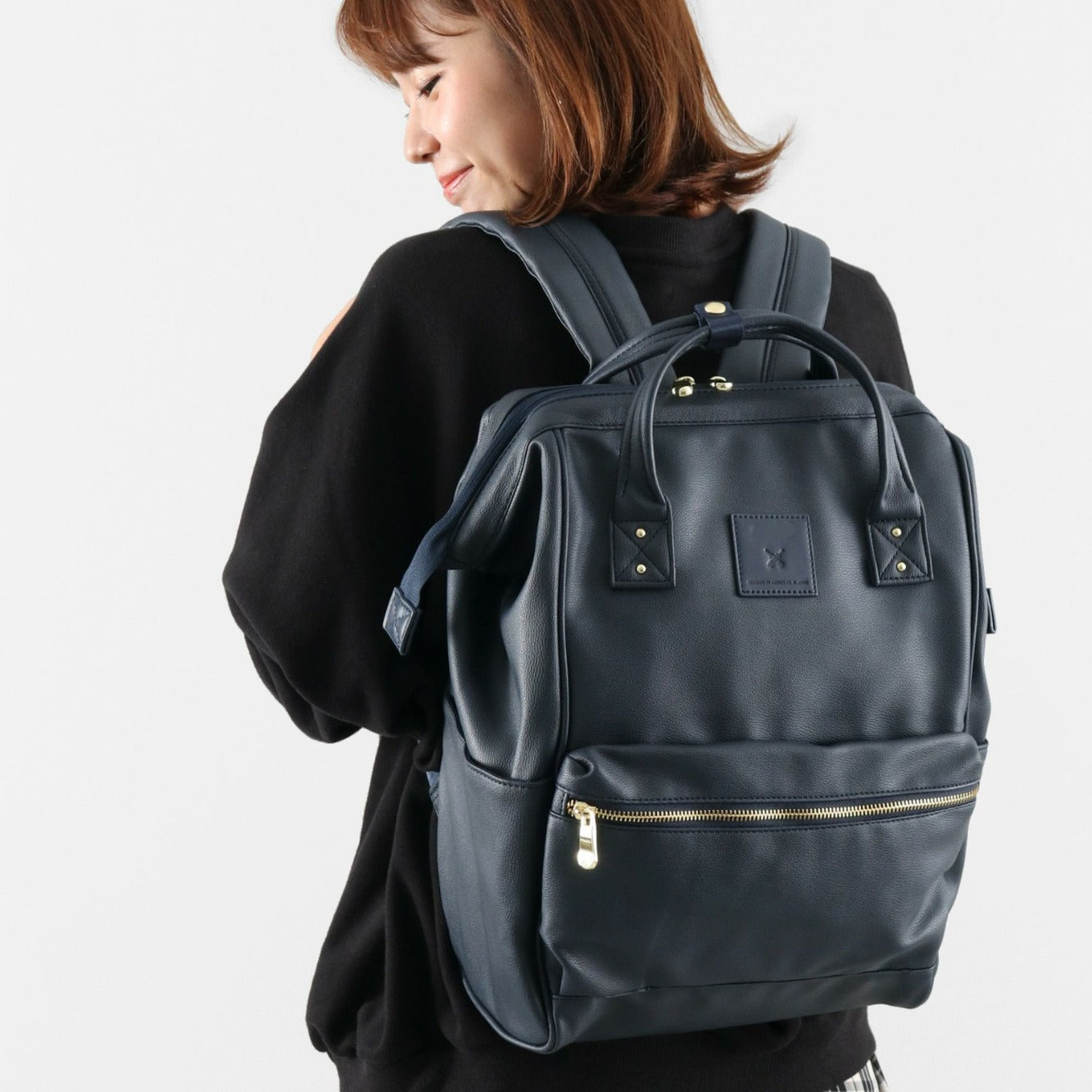 Women's & Men's & Leather Business Commute Running Backpacks