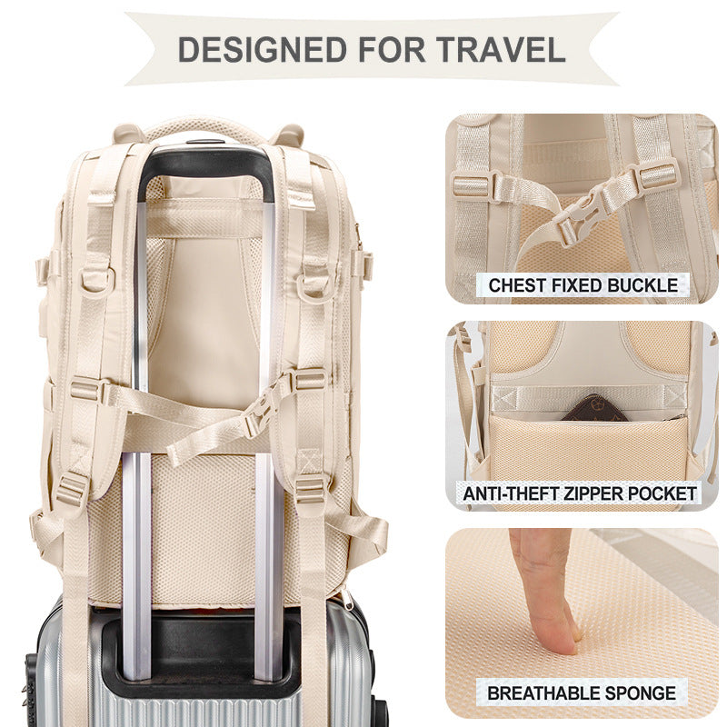 Women's Business Computer College Short-distance Dry Wet Backpacks