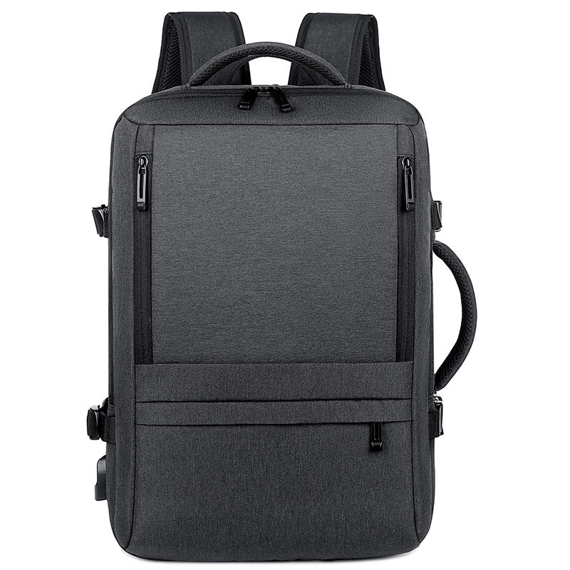 Men's Versatile Color Matching Computer Strap Reflective Backpacks