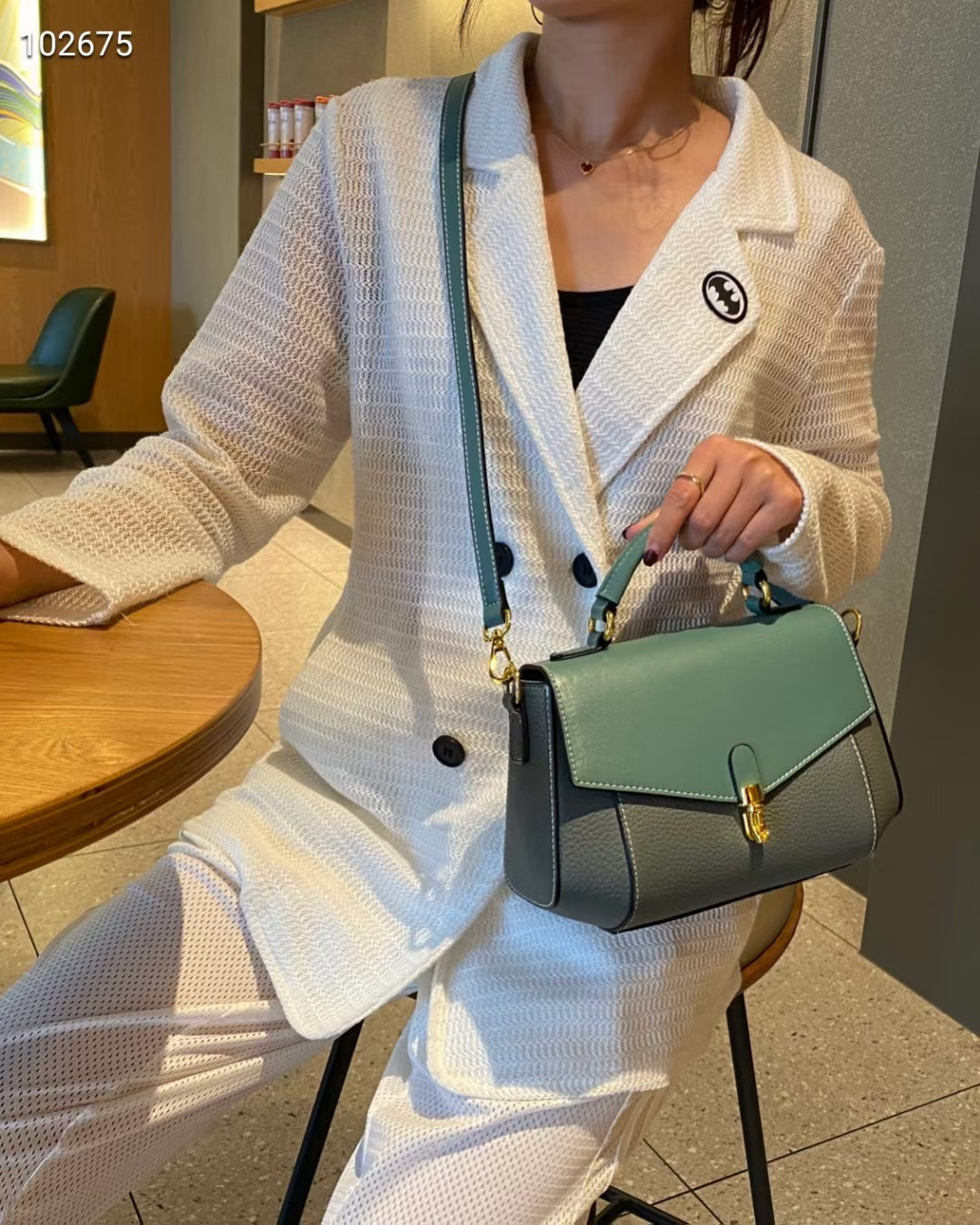 Women's Fashion Commuter Versatile Top Layer Cowhide Shoulder Bags