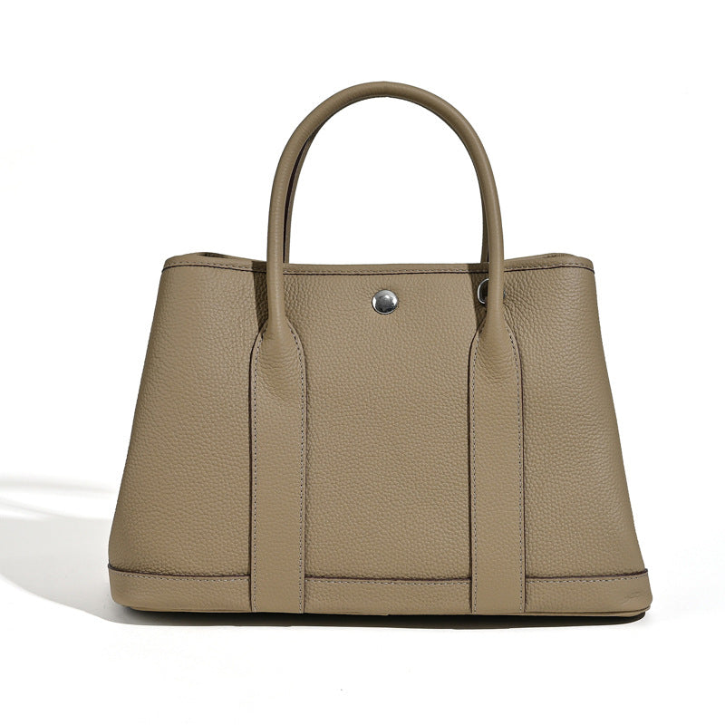 Women's First Layer Cowhide Commuter Large Capacity Handbags