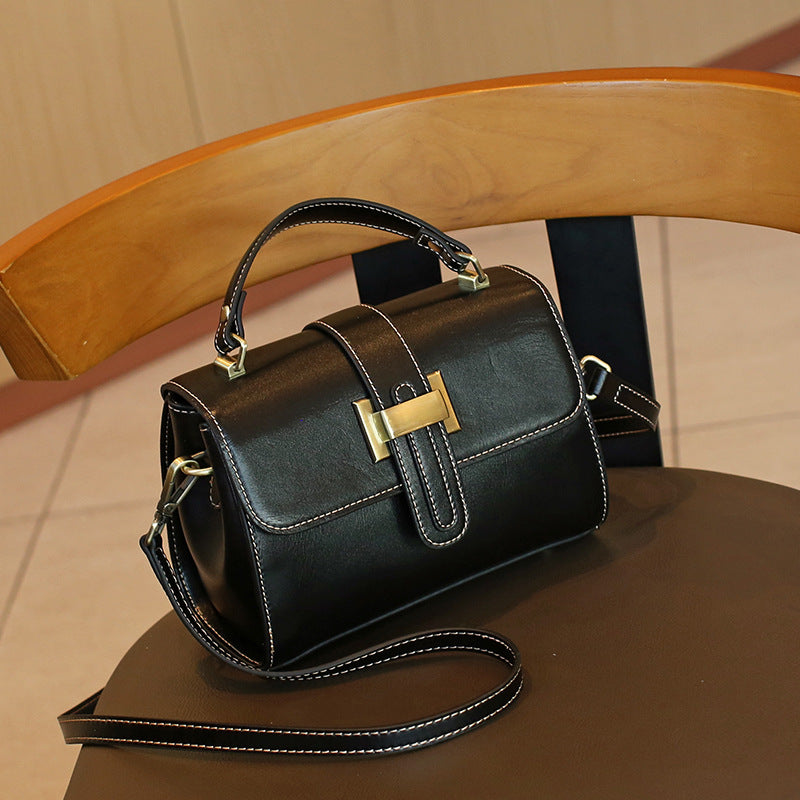Women's Genuine Leather Retro Fashion High-grade Handbags