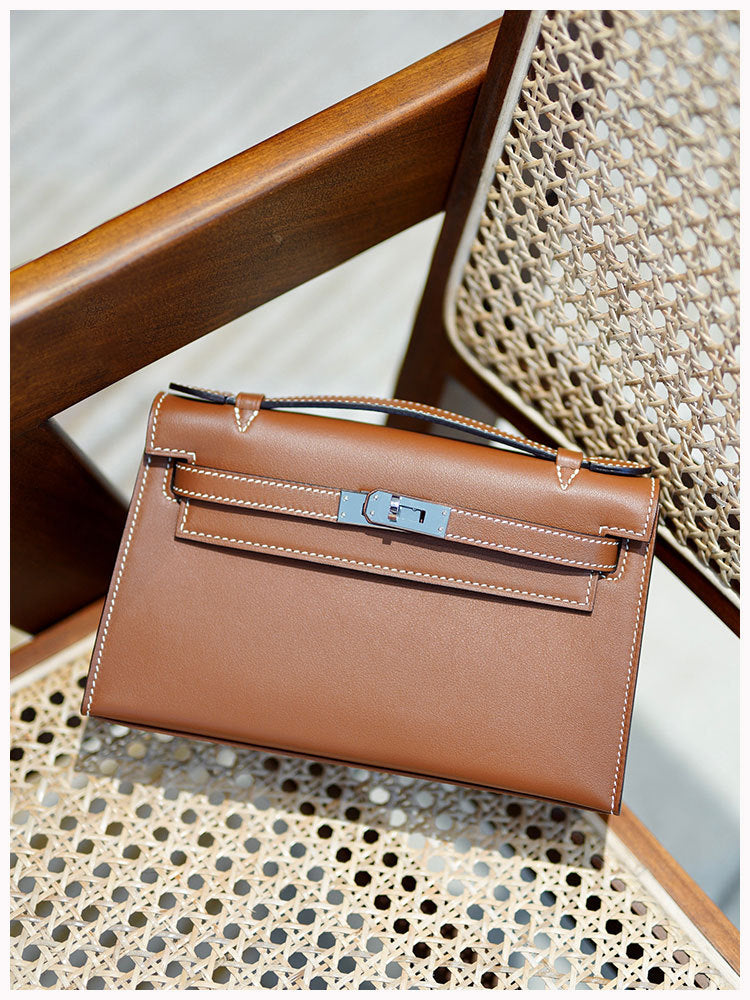 Women's Leather Generation Kelly High-grade First Layer Handbags
