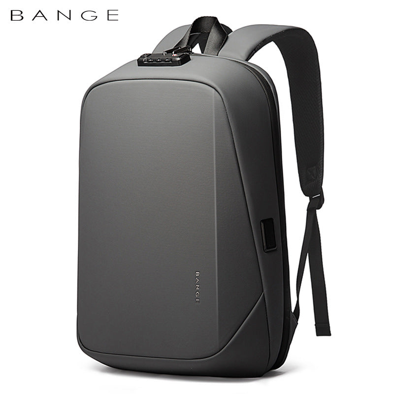 Men's Bange Fashion Waterproof Hard Shell Polyhedron Backpacks