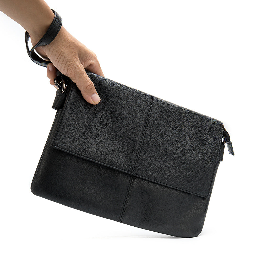 Men's Clutch Genuine Leather Retro Simple For Men's Handbags