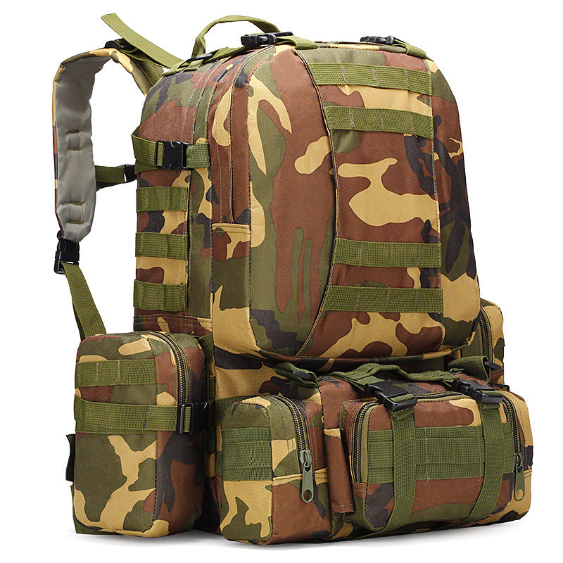 Women's & Men's & Camouflage Camping Large Capacity Combination Mountaineering Backpacks
