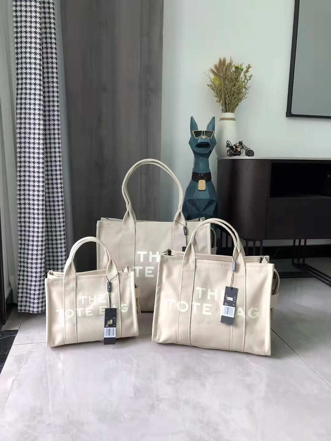 Mini Canvas Zip Shopping Fashion Letters Shoulder Bags
