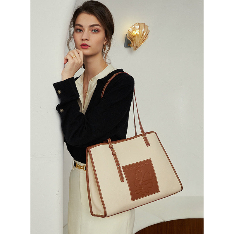 Women's Cowhide Big Genuine Leather Large Capacity Shoulder Bags