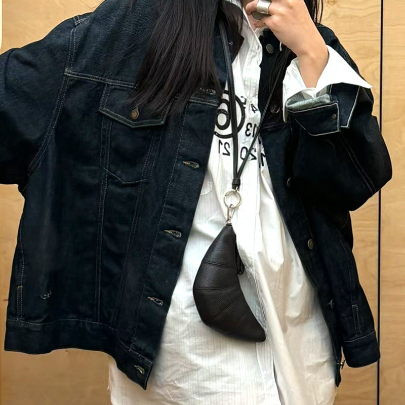 Sunflower Oni Croissant Halter Fashion Leather Crossbody Bags