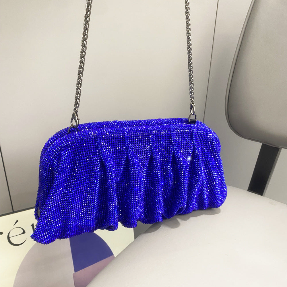 Women's Shiny Rhinestone Clutch Crystal Diamond Dinner Handbags