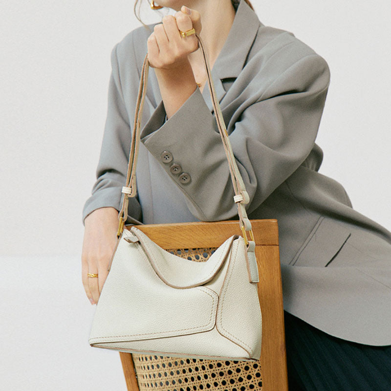 Women's Spring Genuine Leather First Layer Cowhide Shoulder Bags