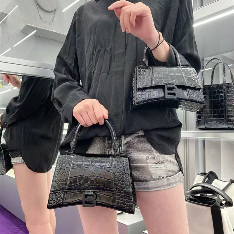 Genuine Leather Crocodile Pattern Fashion High-grade Handbags