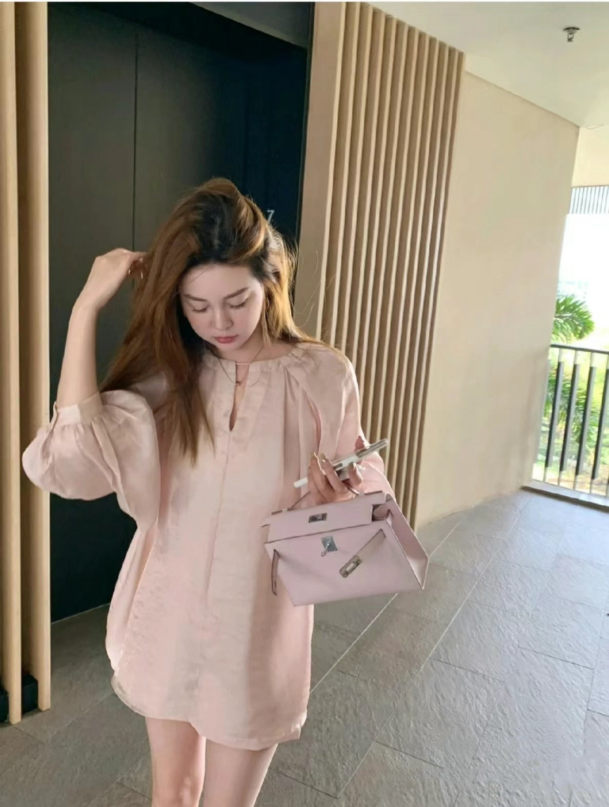 Women's Handmade Half Wax Line Kelly Generation Genuine Leather Handbags