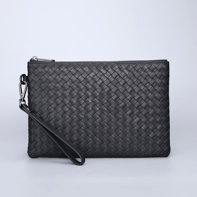 Men's First Layer Cowhide Clutch Genuine Leather Men's Handbags