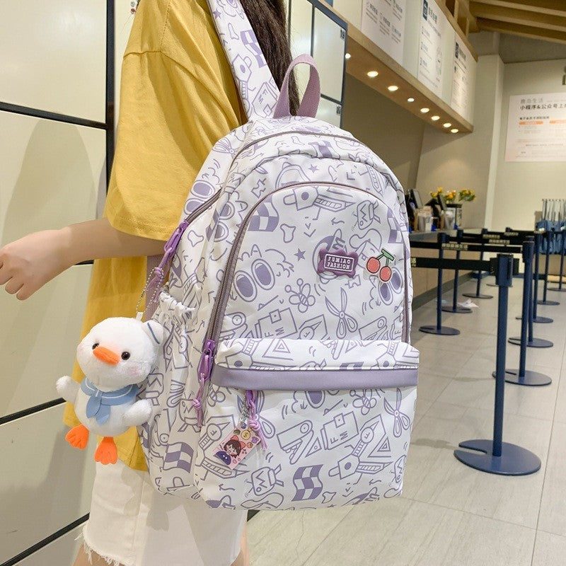 Female Cute High Junior Large Capacity Backpacks