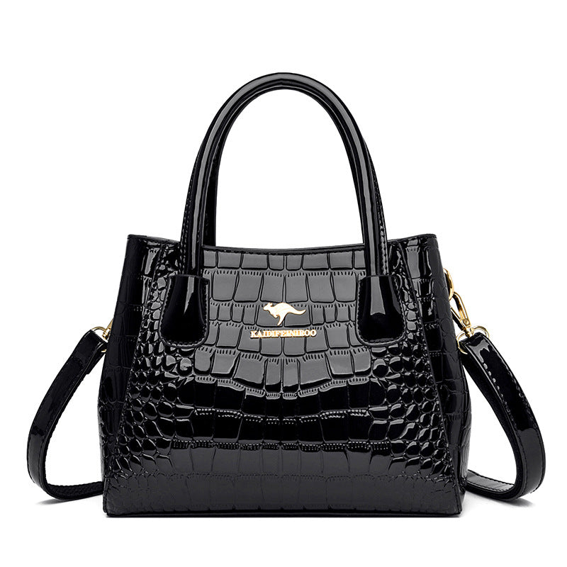 Women's Slouchy Creative Patent Leather Glossy Handbags