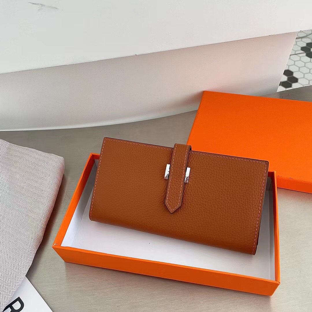 Women's Classic Beautiful Long Leather Clutch Ladies Wallets