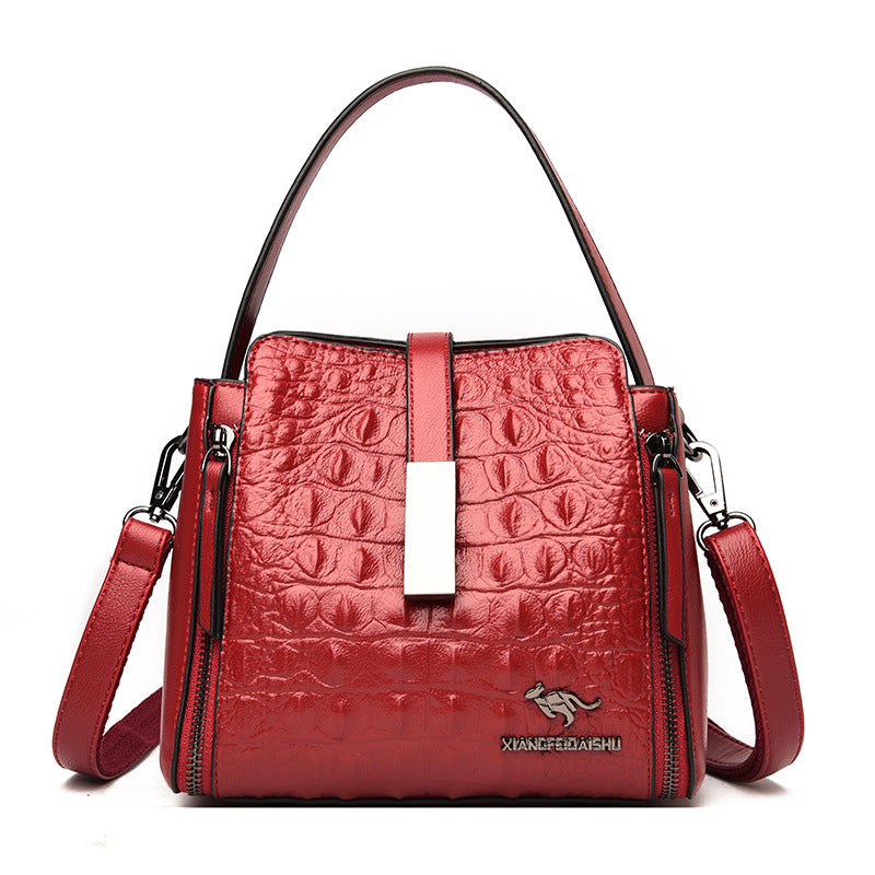 Women's Summer Crocodile Pattern Korean Style Trendy Handbags