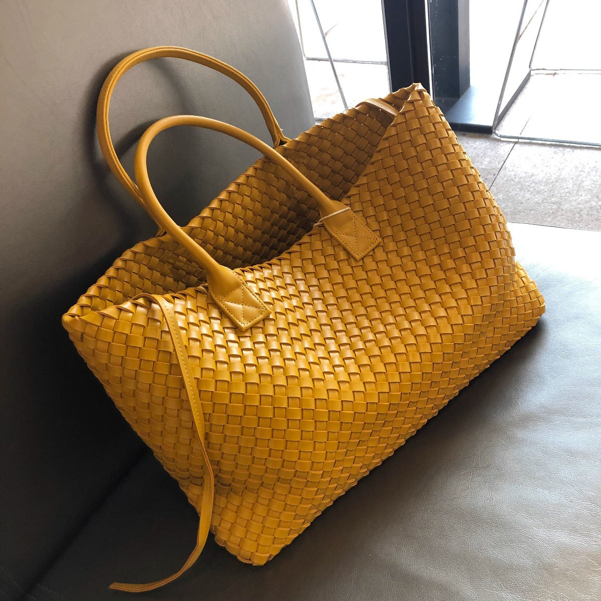 Women's Handmade Woven Big Large Capacity Fashion Shoulder Bags