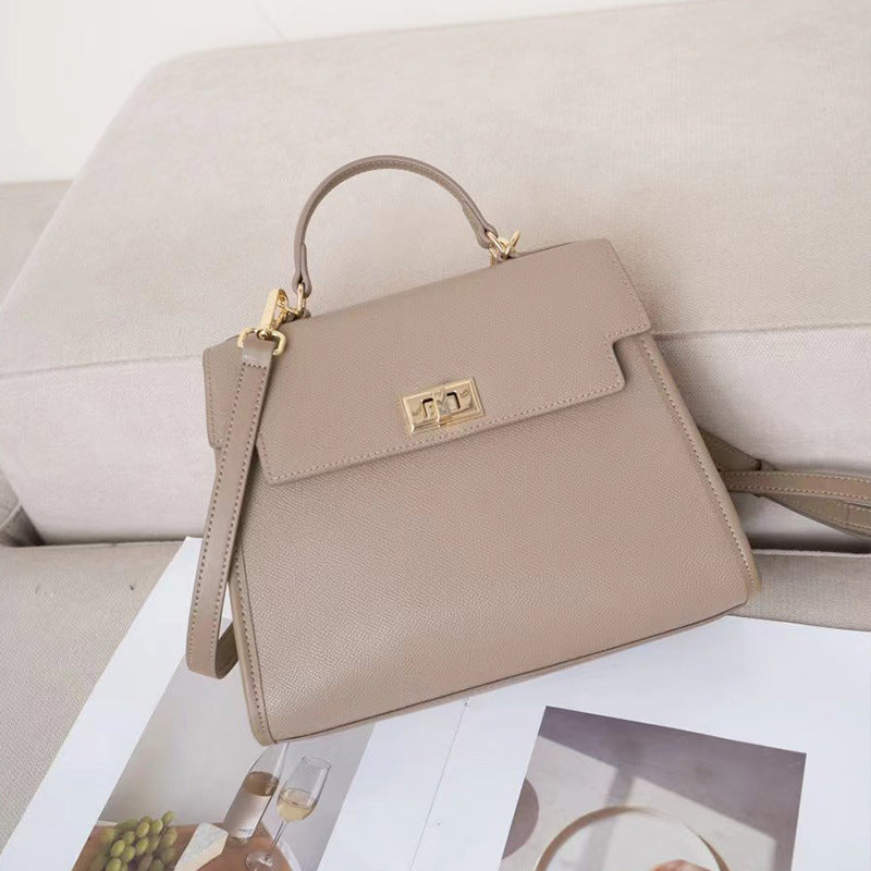 Women's Genuine Leather High-grade Portable Kelly Niche Bags