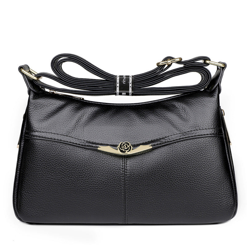 Women's Soft Leather Mother For Elders Crossbody Bags