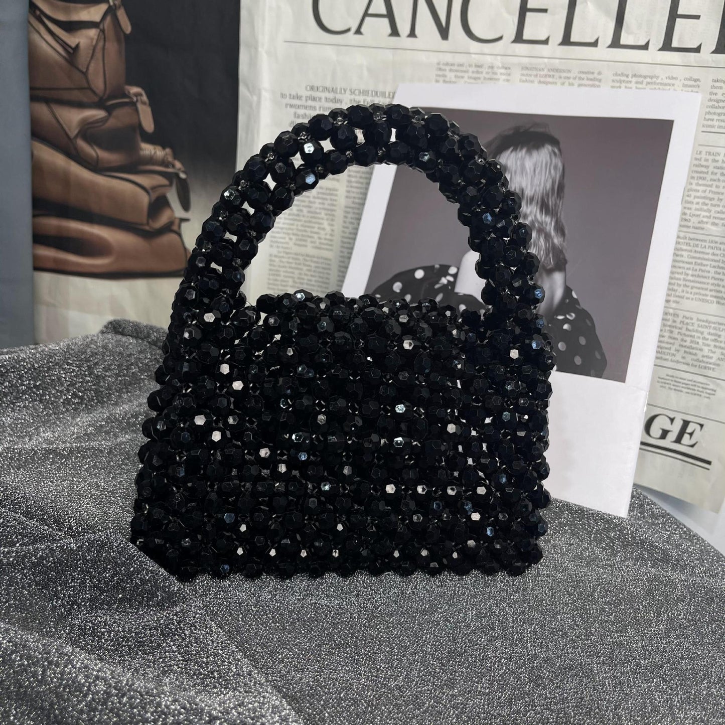 Women's Design Summer Girlfriends Cut Beaded Handmade Bags