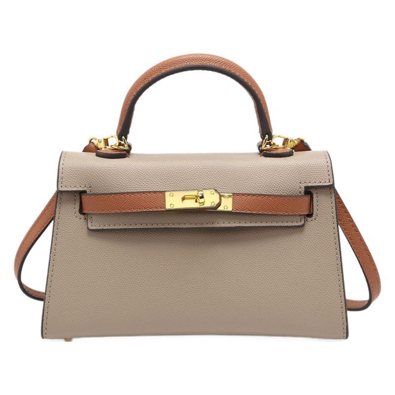 Second Generation Kelly Elephant Gray Advanced Shoulder Bags