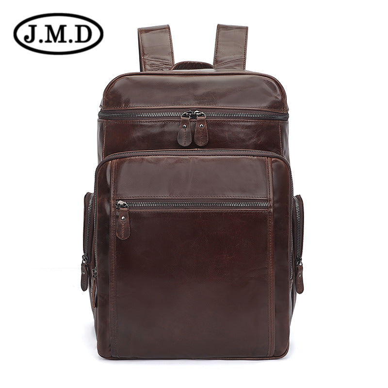 Men's Pretty Retro Style Genuine Leather Backpacks