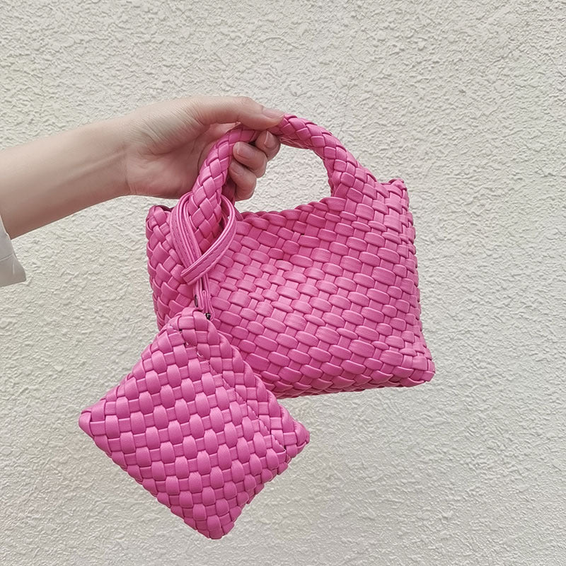 Women's Hand-woven Summer Soft Leather Underarm High-grade Armpit Bags