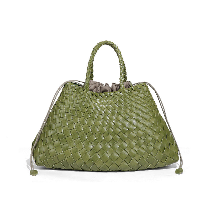 Women's French Food Basket Hand-woven Retro Art Versatile Handbags
