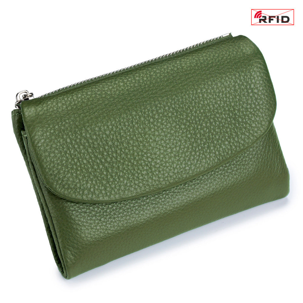 Women's Fashion Short Soft Textured Large Capacity Ladies Wallets