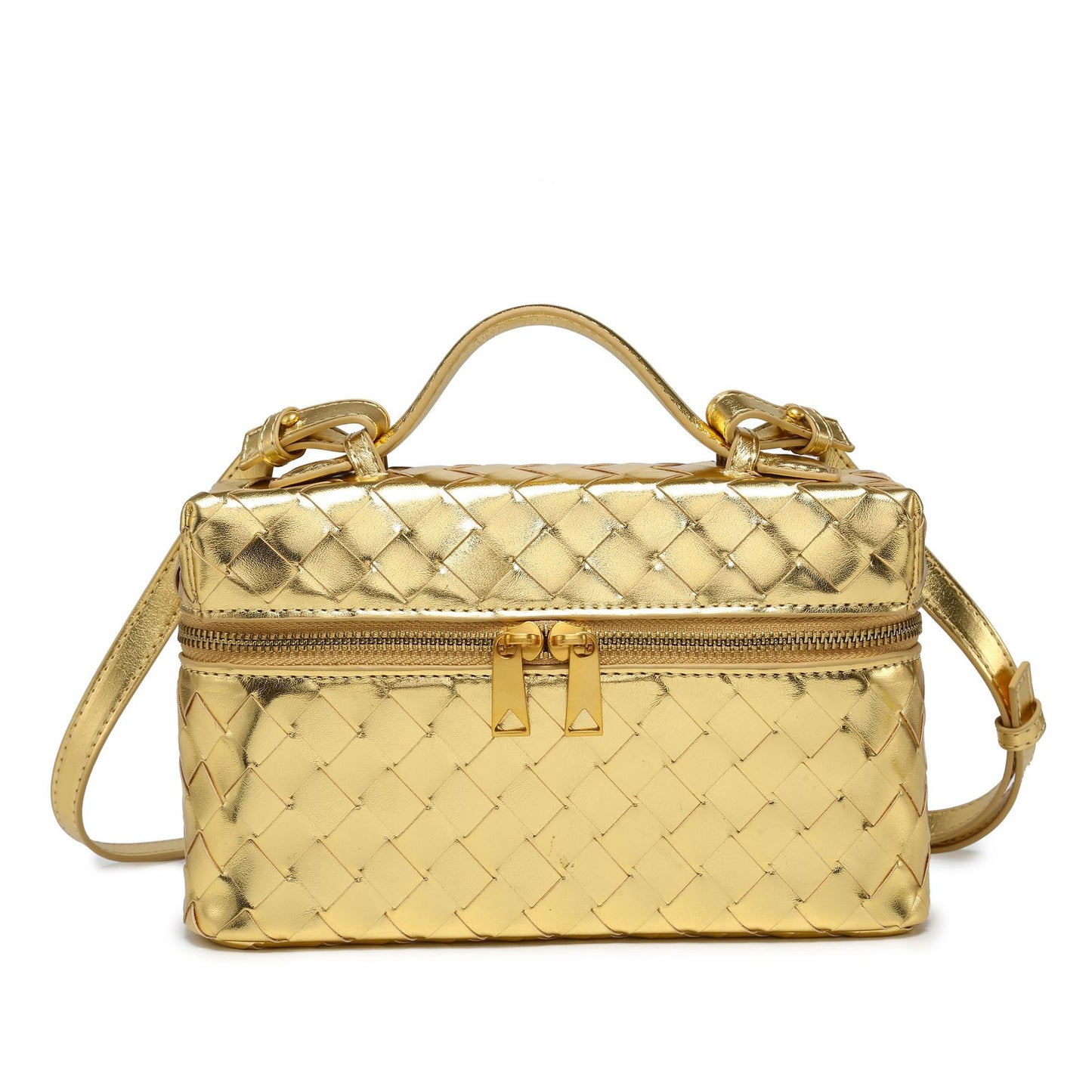 Women's Woven Box Lunch Retro Fashion For Handbags