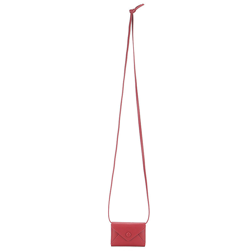 Comfortable Mini Leather Envelope Underarm Vintage Armpit Bags