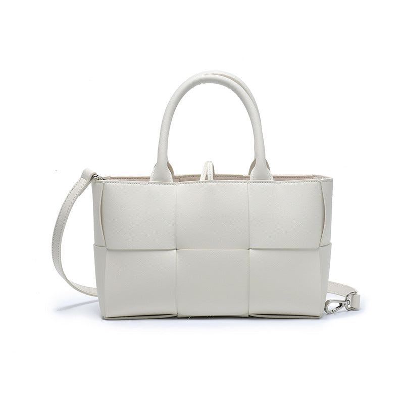 Song Authentic Leather Weave Shopping Hand Handbags