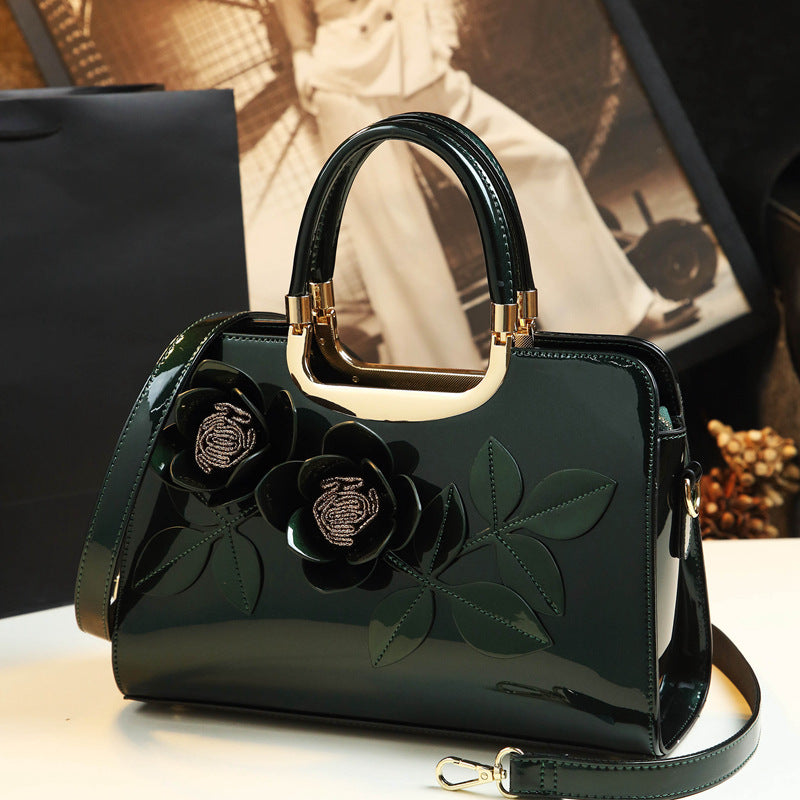 Women's Fashion Flower Elegant Female Embroidered One Handbags