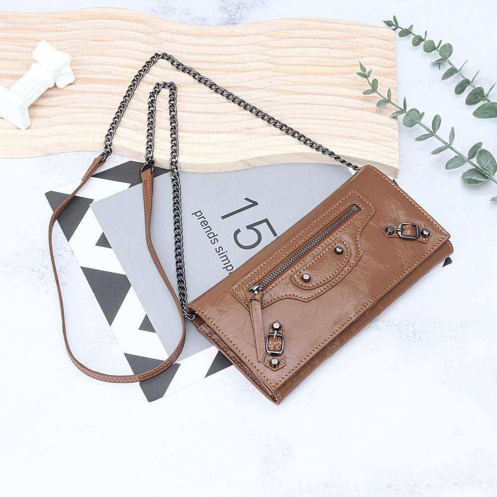 Women's Insertion Machine Car Chain Fashion Large Capacity Crossbody Bags